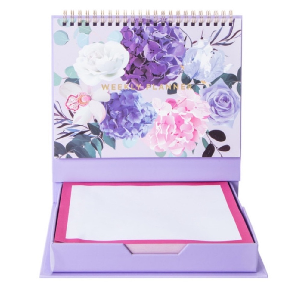 Floral Box Weekly Planner /Notepad/ journal set